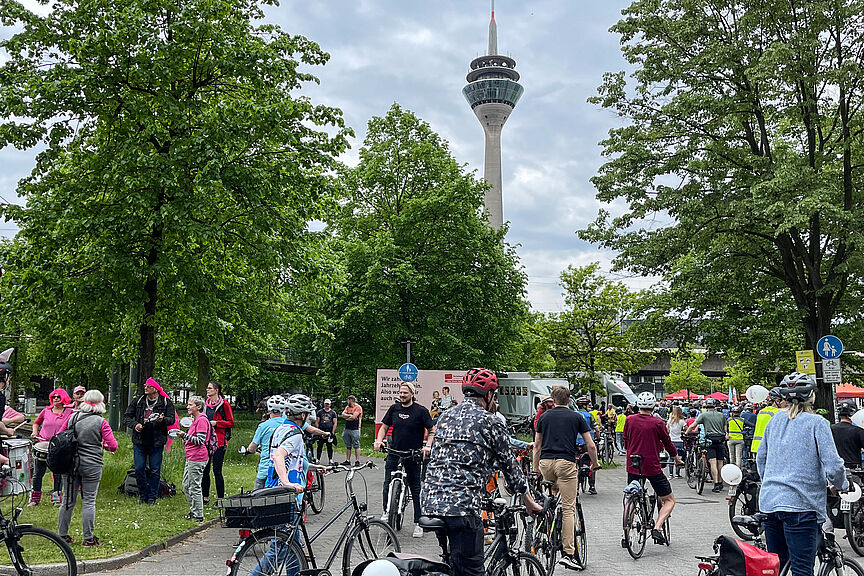 Sternfahrt 2023 Demo in Düsseldorf