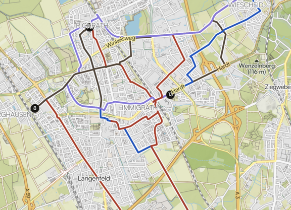 Von Stadtteil zu Stadtteil