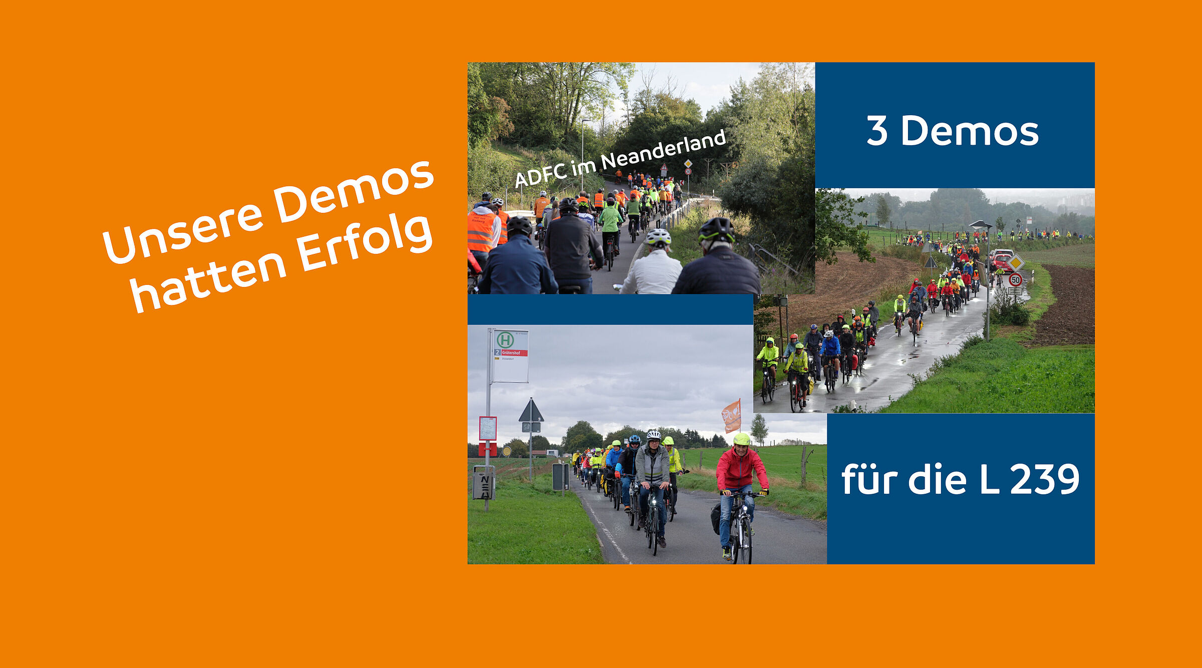 Der Kampf um 2den Radweg L239 war erfolgreich