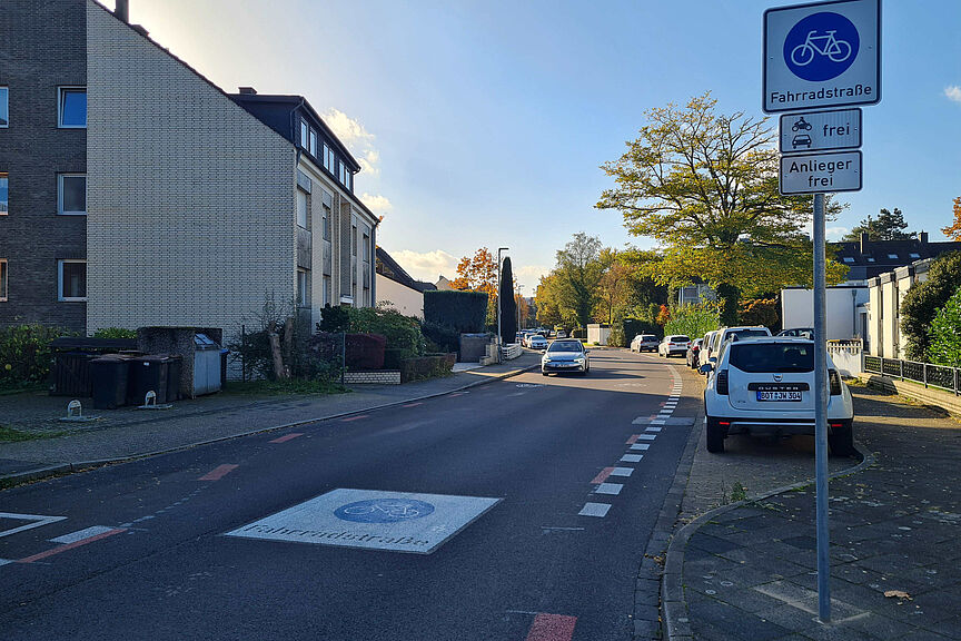 Fahrradstadt Fahrradstrasse entfällt