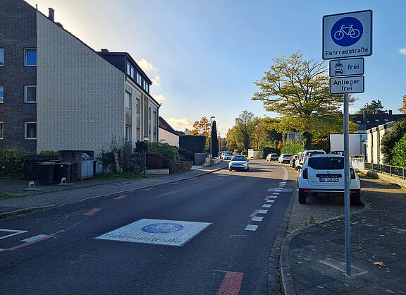 Fahrradstrasse entfällt