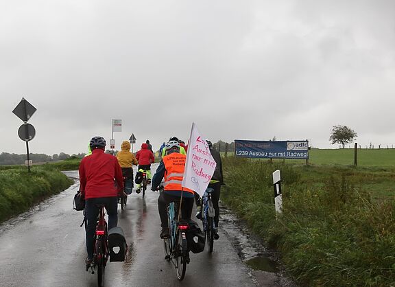 Fahrraddemo L239 am 29. September 2023