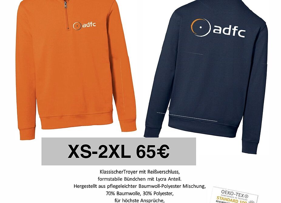 Sweatshirt mit Reißverschluss Sweatshirt mit Reißverschluss