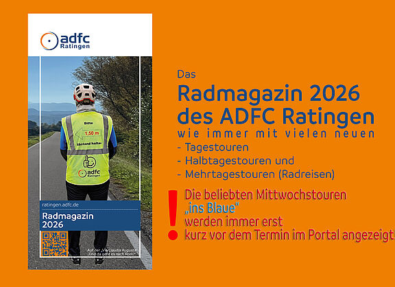 Das Radmagazin 2026 des ADFC Ratingen