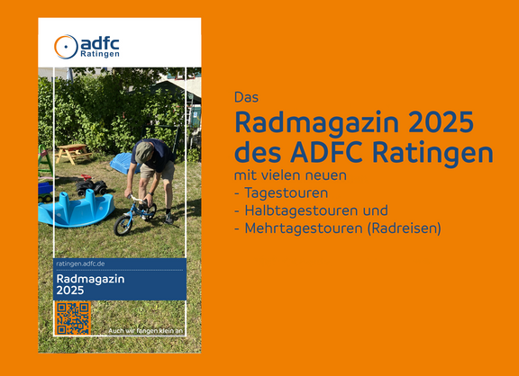 Radmagazin 2025 des ADFC Ratingen