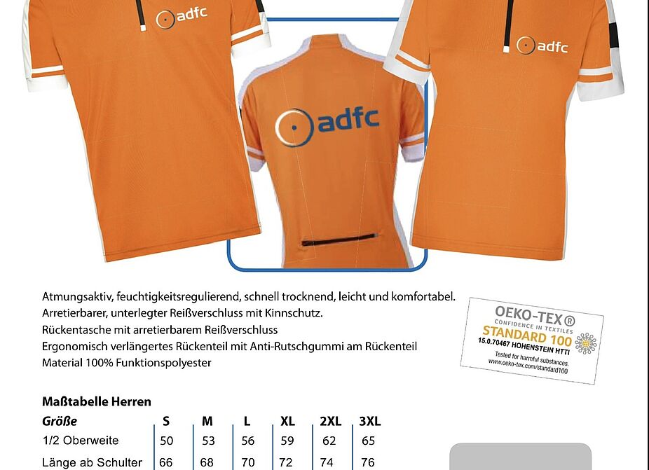 Funktionstrikot mit Halb-Reißverschluss Funktionstrikot mit Halb-Reißverschluss