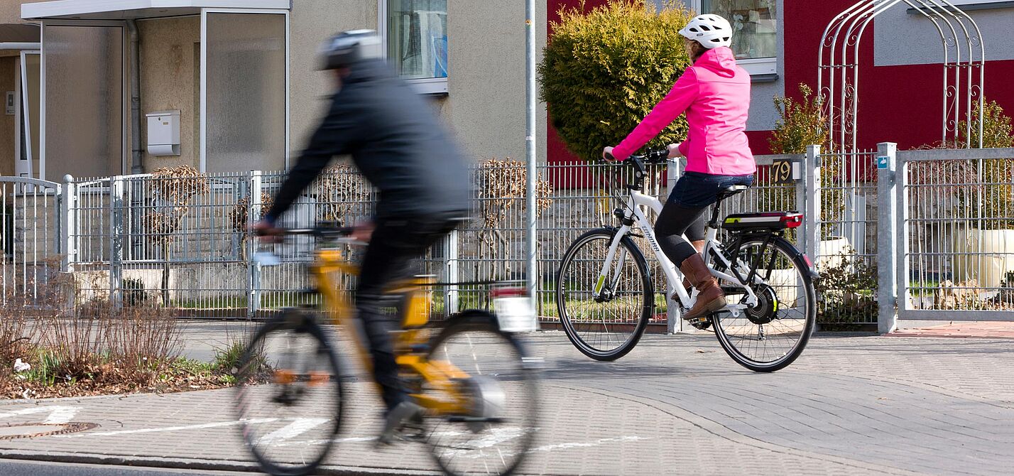Gemeinsam genutzte Rad- und Gehwege 